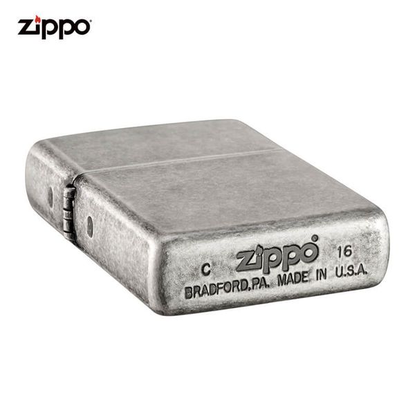 Bật lửa Zippo Mỹ màu bạc cổ ZT30