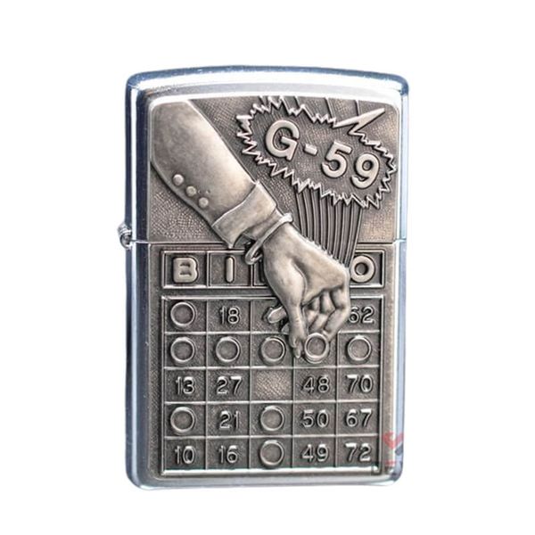 Zippo ốp Emblem trò chơi xổ số Bingo Z378