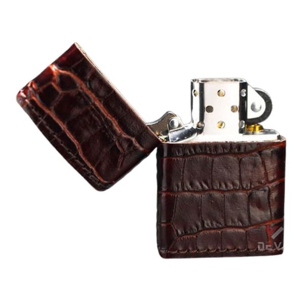 Zippo Bọc Da Cá Sấu Cao Cấp ZN229