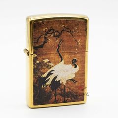 Zippo In Bức Tranh Bạch Hạc Dưới Tán Cây Đào ZN276