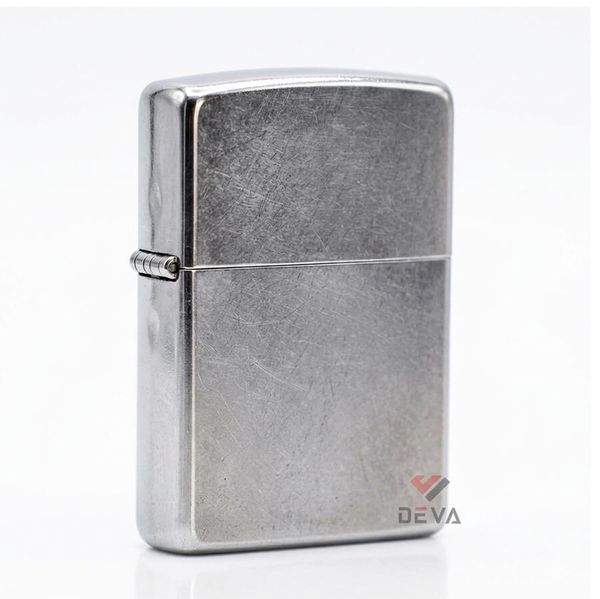 Zippo chính hãng trắng bạc xước ZT39