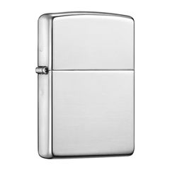 Zippo Bạc Khối Vỏ Nhám Trơn BK03