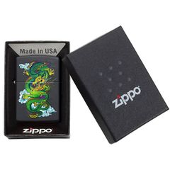 Zippo Sơn Hình Thanh Long Bay Lượn Z143