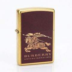 Zippo In Chủ Đề Hãng Thời Trang Burberry ZN274