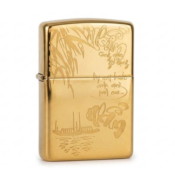 Zippo khắc laser chữ Nhẫn ZK05