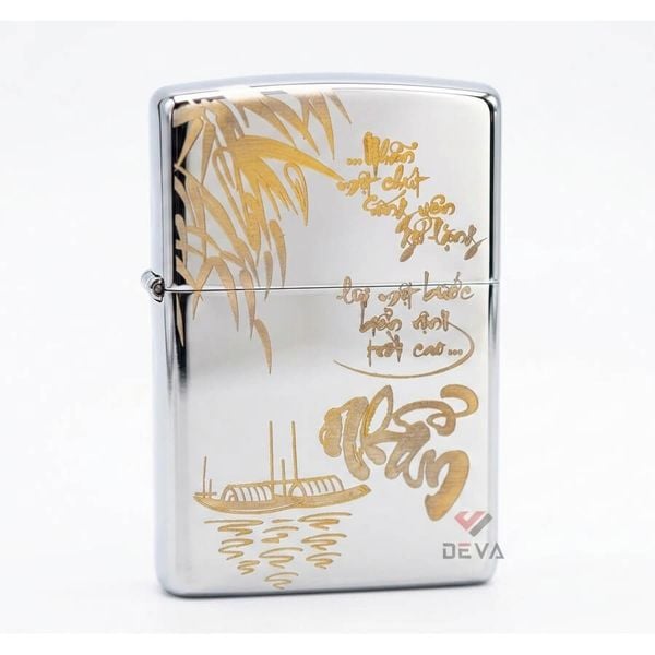 Zippo khắc laser chữ Nhẫn ZK05