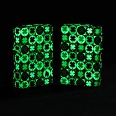 Zippo cỏ 4 lá Clover phát quang Z195
