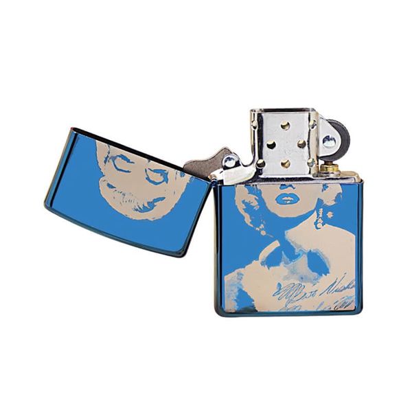 Zippo Xanh In Chủ Đề Nữ Minh Tinh Điện Ảnh Marilyn Monroe ZN279