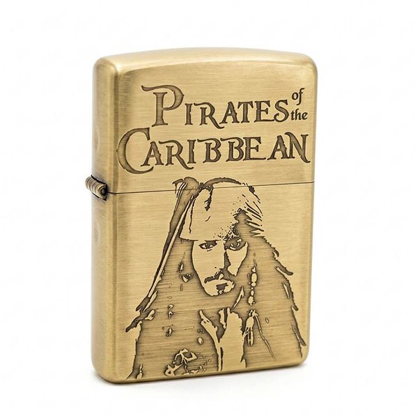 Zippo Thuyền Trưởng Jack Sparrow Cướp Biển Vùng Caribe ZN271