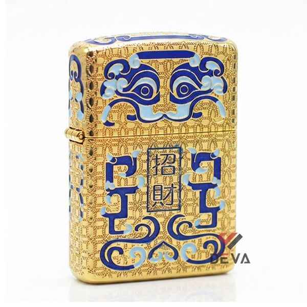 Zippo Armor khắc 5 mặt biểu tượng Thần Thú ZN302