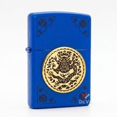 Zippo Dán Emblem Mề Đay Khắc Hình Rồng ZN123