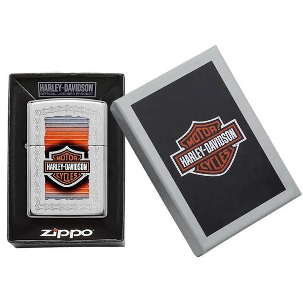 Tìm mua bật lửa Mỹ chính hãng Zippo Chủ Đề Dây Xích Harley-Davidson Chain Z405