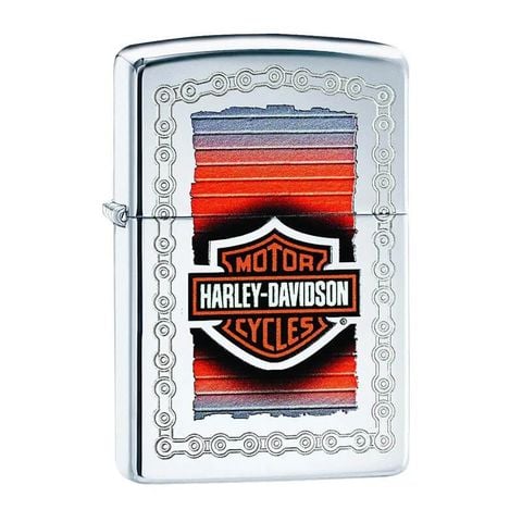 Tìm mua bật lửa Mỹ chính hãng Zippo Chủ Đề Dây Xích Harley-Davidson Chain Z405