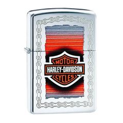 Tìm mua bật lửa Mỹ chính hãng Zippo Chủ Đề Dây Xích Harley-Davidson Chain Z405