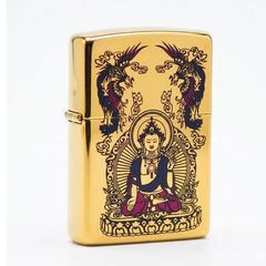 Zippo Khắc Hình Đức Liên Hoa Thủ Bồ Tát ZN34