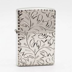 Khắc hoa văn màu bạc cổ Antique ZN52