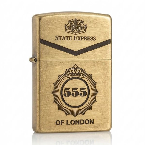 Zippo đồng khắc 555 of London Z251