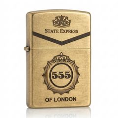 Zippo đồng khắc 555 of London Z251