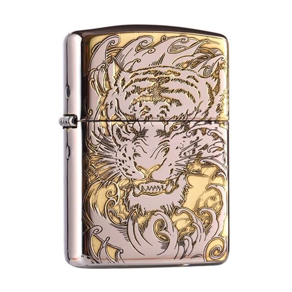 Zippo Khắc Sâu Hình Mãnh Hổ ZK116