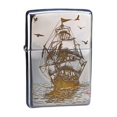 Zippo Khắc CNC Chủ Đề Thuyền Buồm ZK126