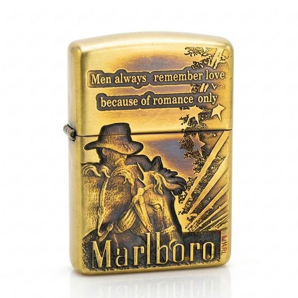 Zippo Armor Khắc Chàng Cao Bồi Marlboro Bản Giới Hạn ZD45
