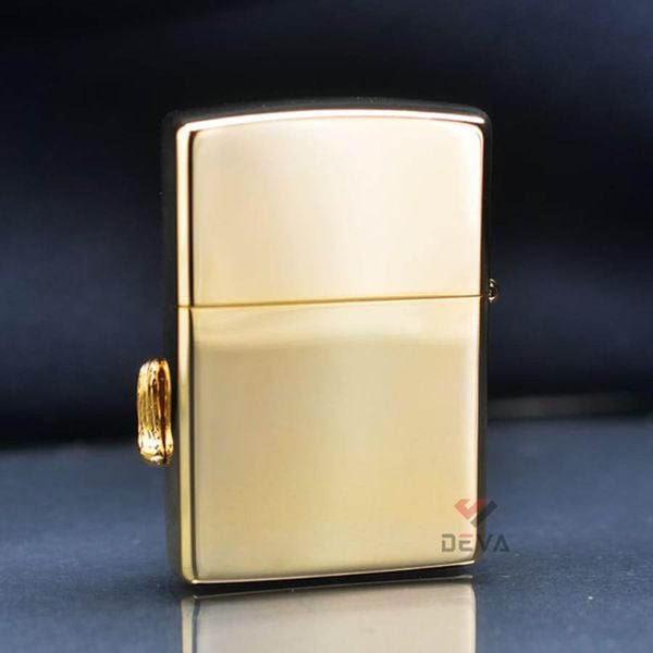 Zippo Nhật Mạ vàng ốp ngựa nổi sơn màu ZN12