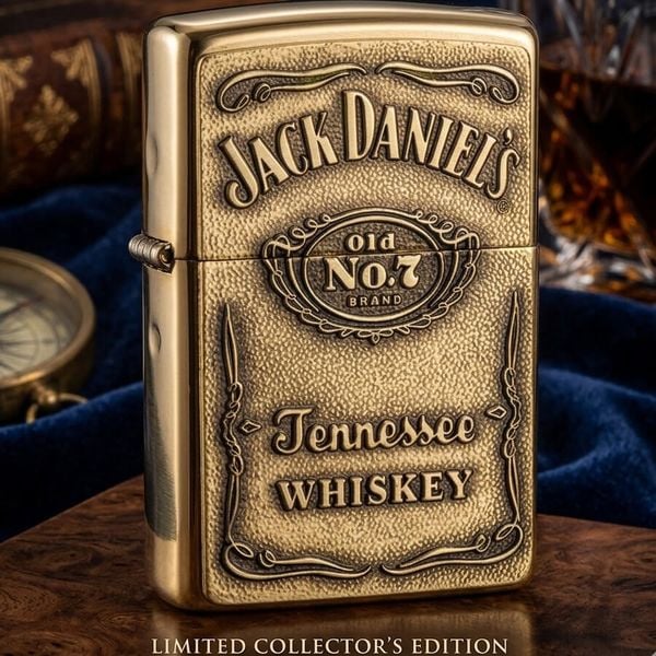 Zippo Jack Daniel’s Label - Biểu Tượng Whiskey Tennessee Huyền Thoại - Đẳng Cấp Phái Mạnh Z36
