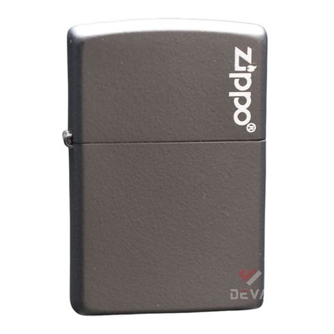 Zippo Chính Hãng Đen Mờ In Logo Zippo ZT19