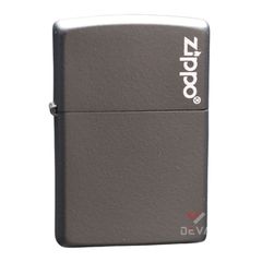 Zippo Chính Hãng Đen Mờ In Logo Zippo ZT19