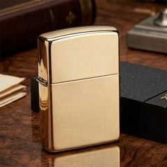 Zippo mạ vàng hồng trơn 1997 C772