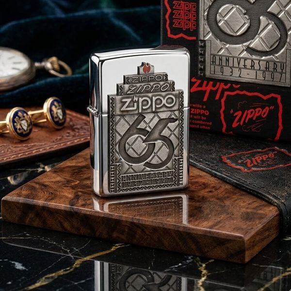 Zippo 1997 Kỷ Niệm 65 Năm (65th Anniversary) – Bản COTY Đời XIII La Mã Hiếm C60