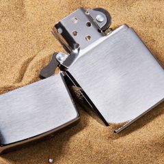 Zippo Armor bạc nhám Z221