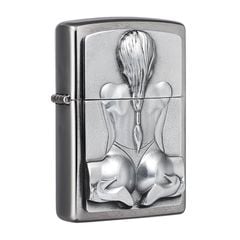 Zippo ốp Emblem Cô Gái Gợi Cảm ZN244
