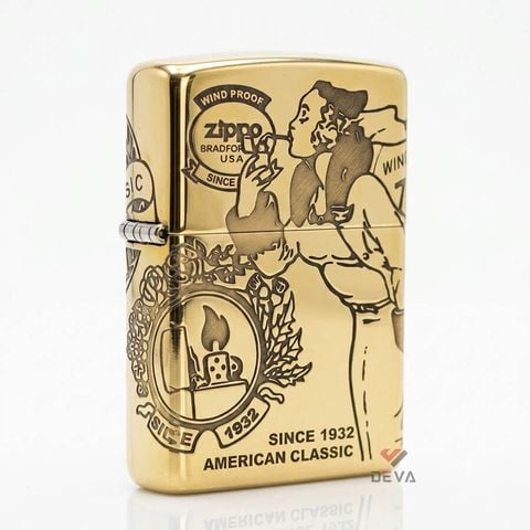 Bật lửa Zippo cô gái Wind Proof Z162