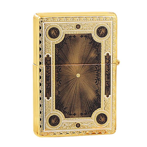 Zippo Vintage Mạ Vàng Cuốn Sách Ma Thuật Magic Book ZN05