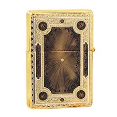 Zippo Vintage Mạ Vàng Cuốn Sách Ma Thuật Magic Book ZN05