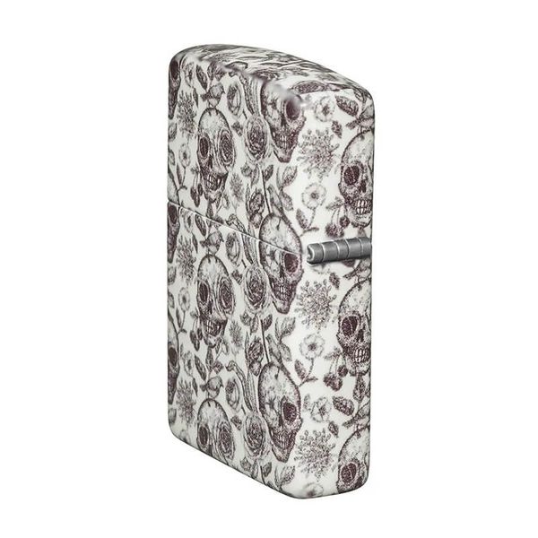 Zippo chính hãng Dạ Quang Chủ Đề Đầu Lâu Skeleton Design Z385
