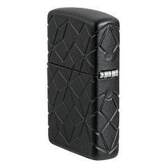 Zippo Armor Luxury Red Crystal Khắc Deep Carve Đính Đá Crystal Đỏ Z120