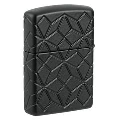 Zippo Armor Luxury Red Crystal Khắc Deep Carve Đính Đá Crystal Đỏ Z120