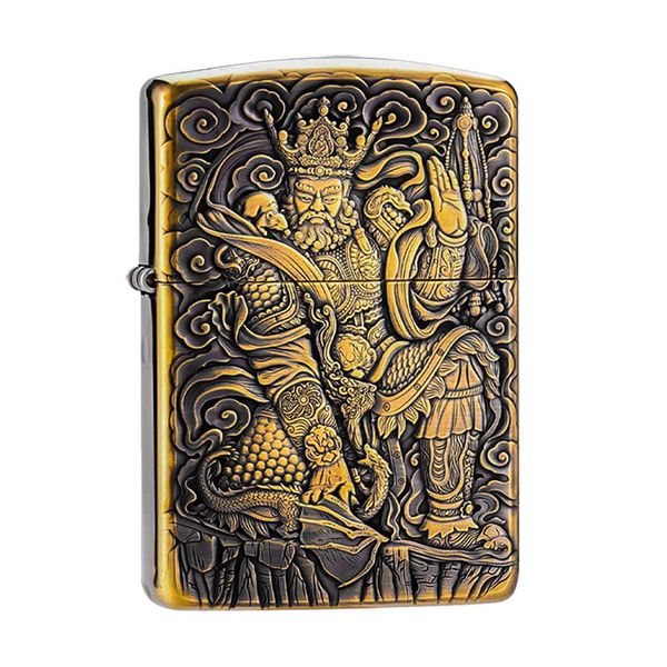Set Zippo Armor Khắc Nổi Vị Thần Cổ Đại ZD70