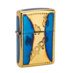 Zippo Đồng Cháy Khắc Chìm Logo Và Ngọn Lửa Zippo ZN314