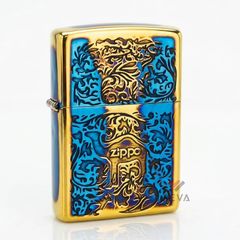 Zippo Đồng Cháy Khắc Nổi Hoa Văn Camel Chìm ZN304