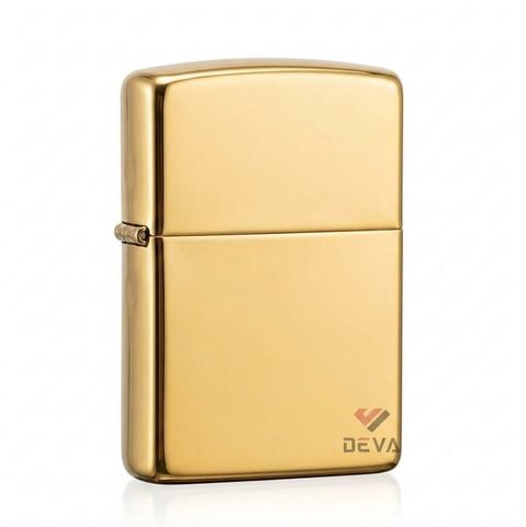 Bật lửa Zippo Mỹ vàng trơn bóng ZT32