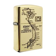 Set Zippo Khắc CNC Chủ Đề Bản Đồ Việt Nam ZK164