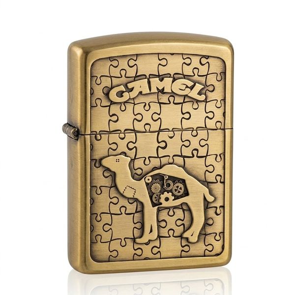 Zippo Armor Khắc Nổi 2 Mặt Chủ Đề Camel ZN260