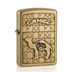 Zippo Armor Khắc Nổi 2 Mặt Chủ Đề Camel ZN260