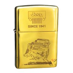 Zippo Khắc Sâu Chủ Đề Xe Jeep Huyền Thoại ZK13