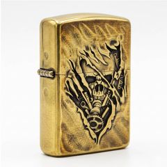 Zippo Armor Chủ Đề Đầu Lâu 3D Skull Clock ZD33