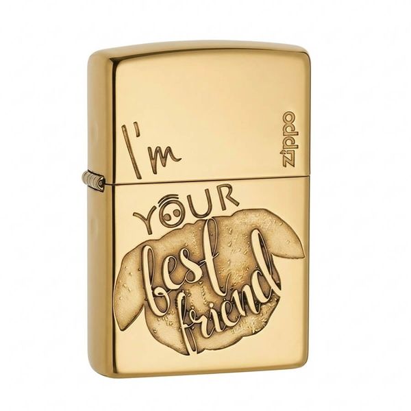 Zippo Khắc Sâu I'm Your Best Friend - Pig ZN133