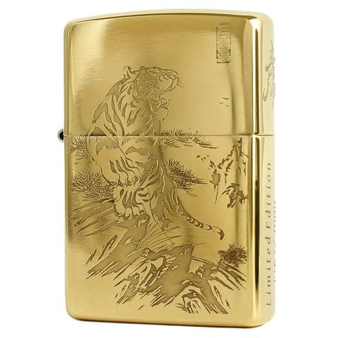 Bật lửa zippo Nhật chính hãng con hổ Limited ZN110-ZN110A